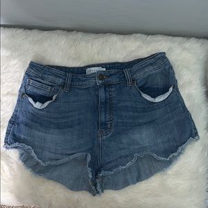 denim cut off shorts!